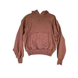 Yeezy YZY Gap Double Layer Balenciaga Dove Hoodie Brown S Oversized Heavyweight